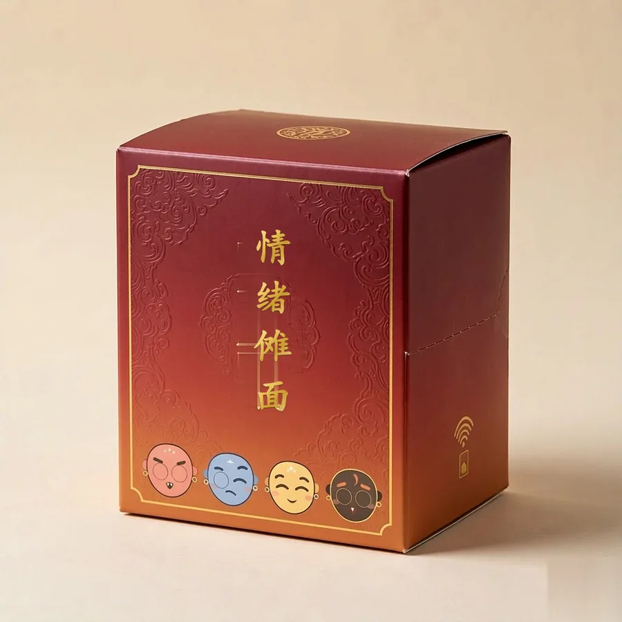 情绪傩面 彩盒三视图