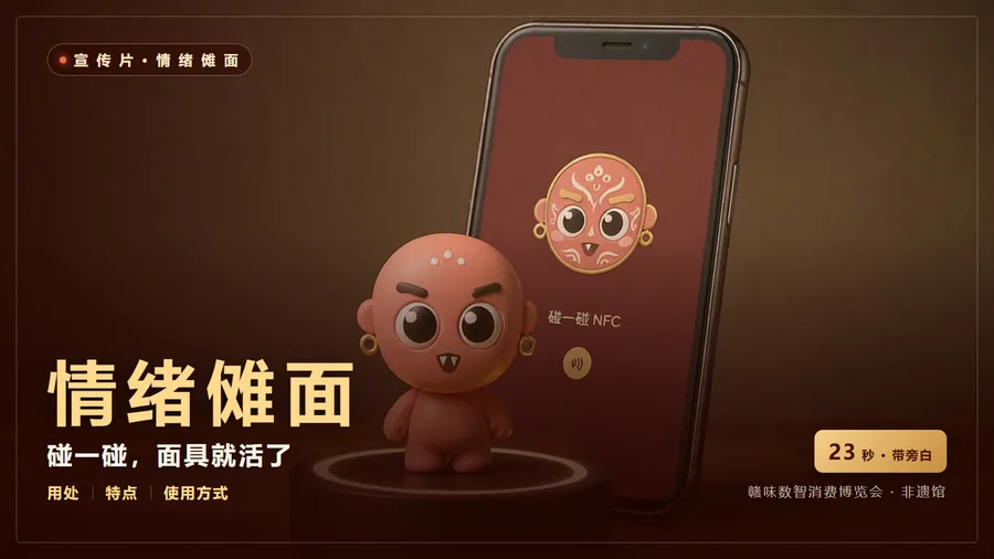 《情绪傩面》宣传片封面